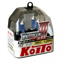 Koito Whitebeam III H7 P0755W 4200K 12V 55W (100W) - 2 шт. лампы галогенные H7 купить цена