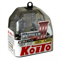 Koito Whitebeam III HB3 P0756W 4200K 12V 65W (120W) - 2 шт. лампы галогенные купить цена