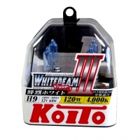 Koito Whitebeam III H9 P0759W 4000K 12V 65W (120W) - 2 шт. лампы галогенные H9 купить цена