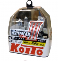 Галогенные лампы Koito Whitebeam III H27/1 4000K 12V 27W (55W) - 2 шт