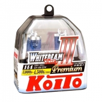Koito Whitebeam III H4 P0744W 4500K 12V 60/55W (135/125W) - 2 шт. лампы галогенные H4 купить цена